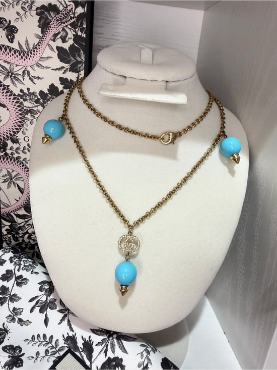Gucci Jewelry - 🩵RARE SOLD OUT EVERYWHERE Gucci Crystal GG Necklace